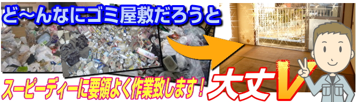 東京の遺品整理・神奈川の生前整理はどんなお部屋でしょうと片付け清掃致します！