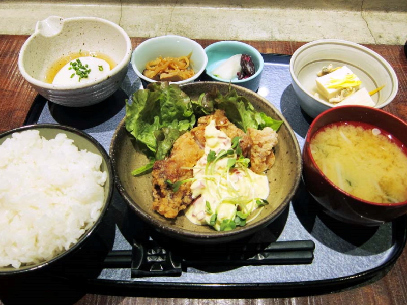 竜田揚げ定食【お料理代行サービス】